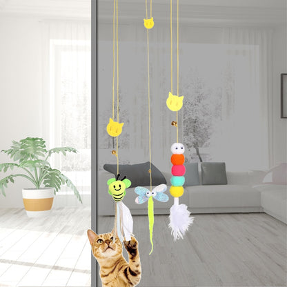 Retractable Hanging Cat Toy