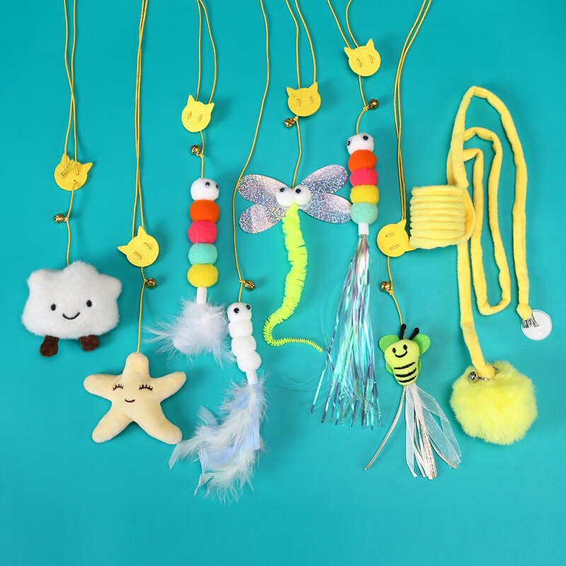 Retractable Hanging Cat Toy