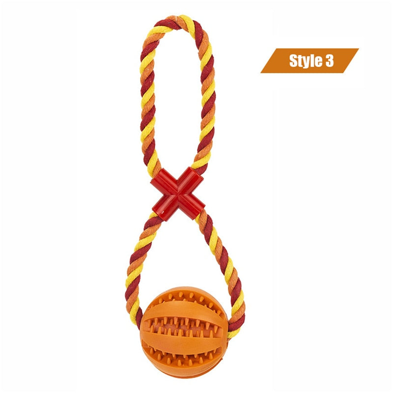 Interactive Rope Ball Toy